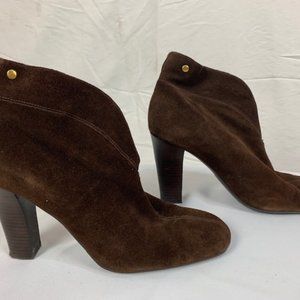 Suede booties